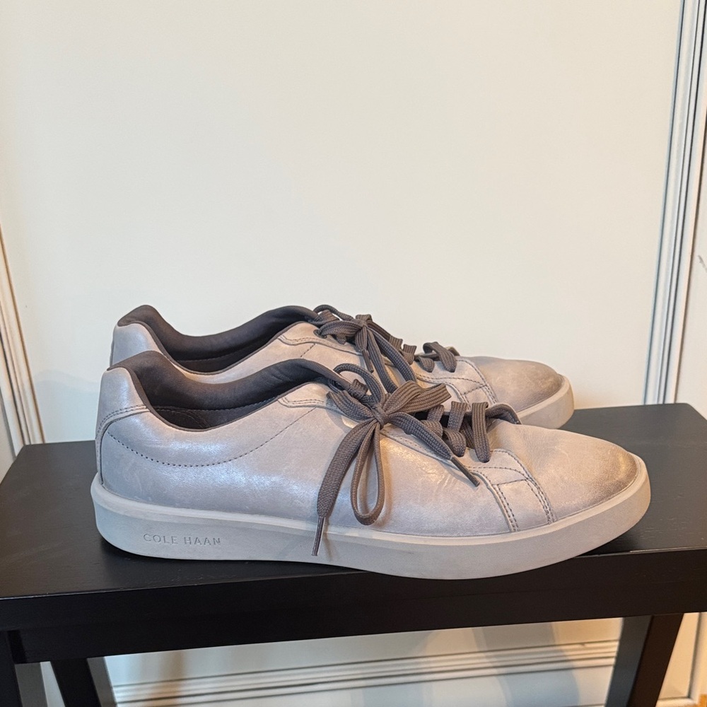 Cole Haan Men's Silver Sneakers